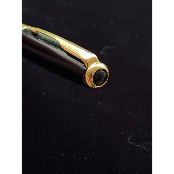 Parker Fountain Pen Nib 18K Gold Sonnet Made In France Black Lacquer & Gold Nib - Picture 9 of 9